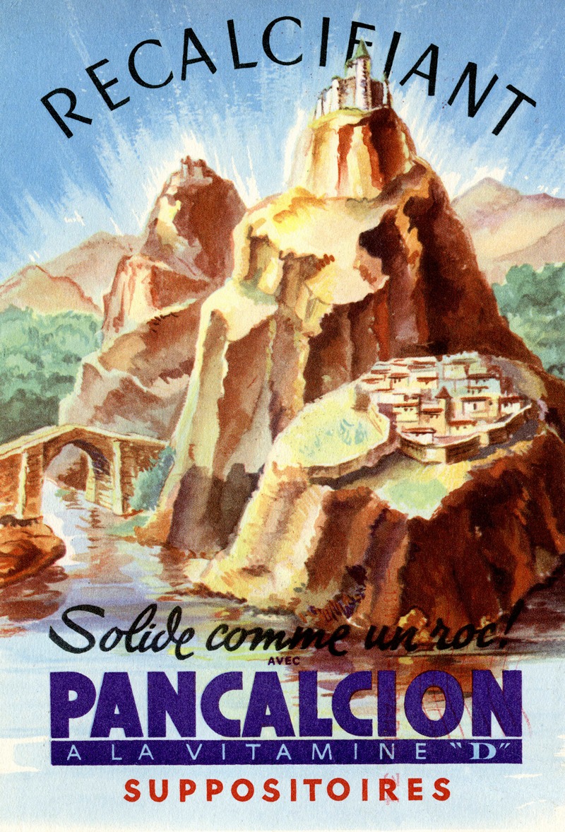 Pancalcion by Лаборатуар Лё Брюн, 1910-1950 — digital art print download