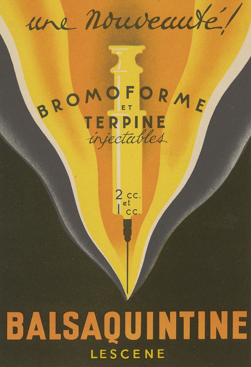 Balsaquintine by Laboratoires Lescène, 1910-1950 — digital art print download