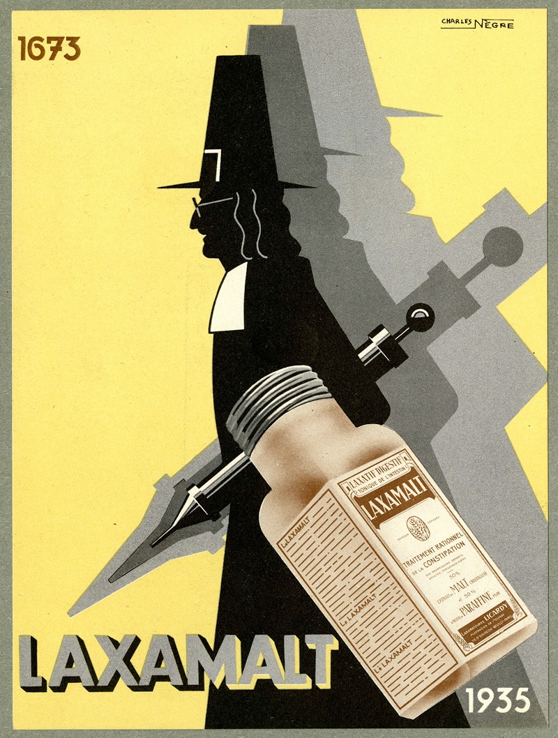 Laxamalt by Laboratoires Licardy, 1910-1950 — digital art print download