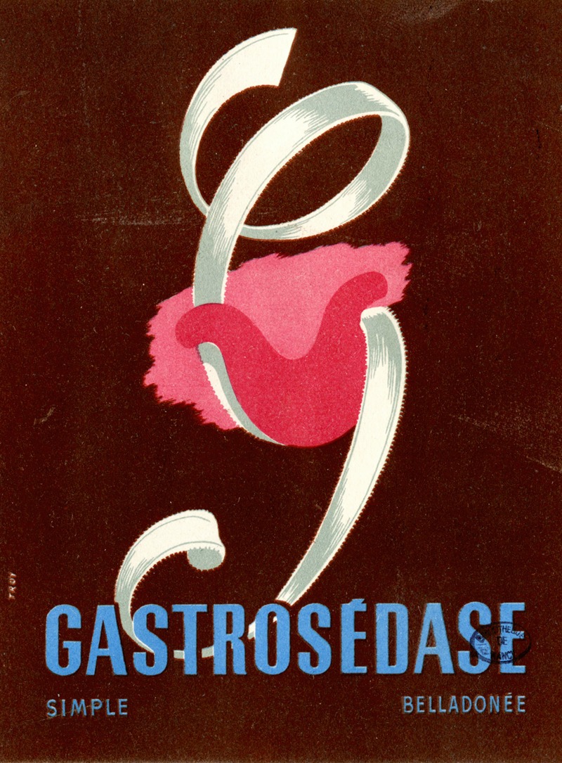 Gastrosédase by Laboratoires Martin, 1910-1950 — digital art print download