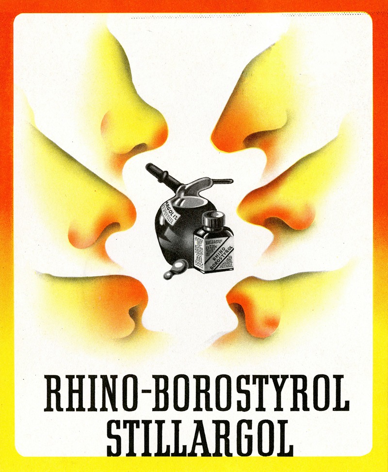 Rhino-Borostyrol by Laboratoires Mayoly-Spindler, 1910-1950 — digital art print download