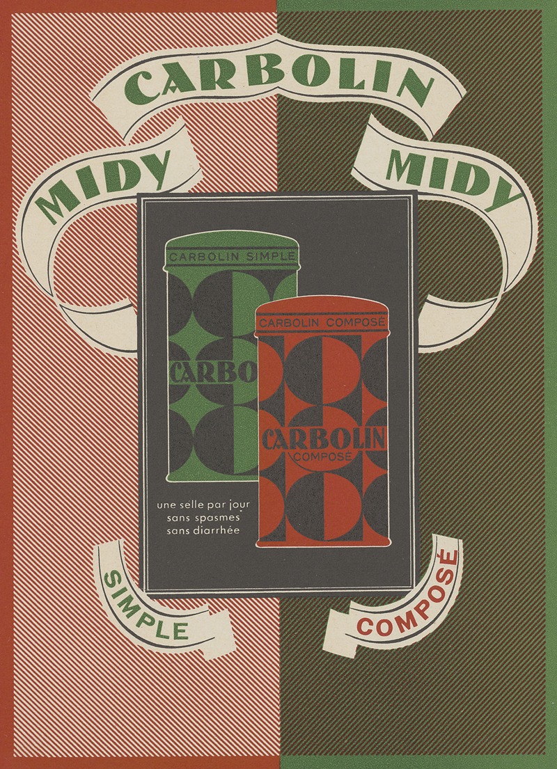 Carbolin Midy by Laboratoires Midy, 1910-1950 — digital art print download