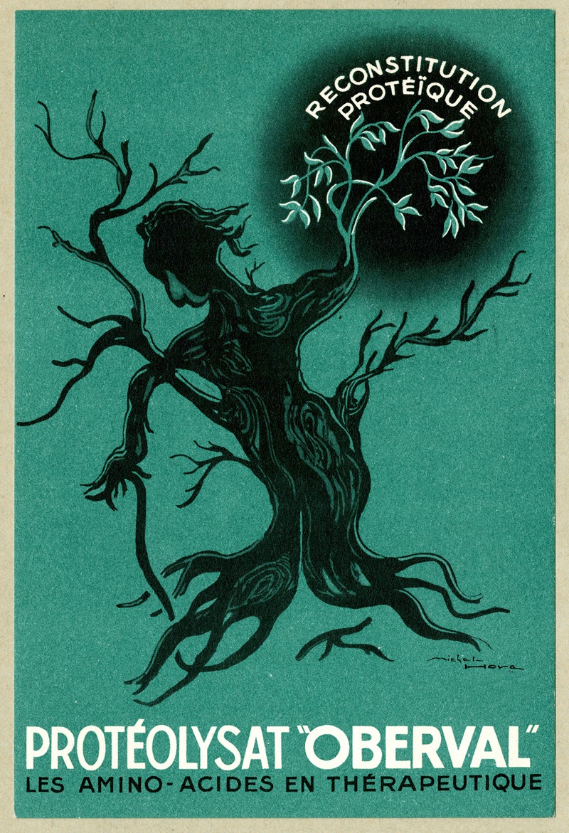 Protéolysat 'Oberval' by Laboratoires Oberval, 1910-1950 — digital art print download