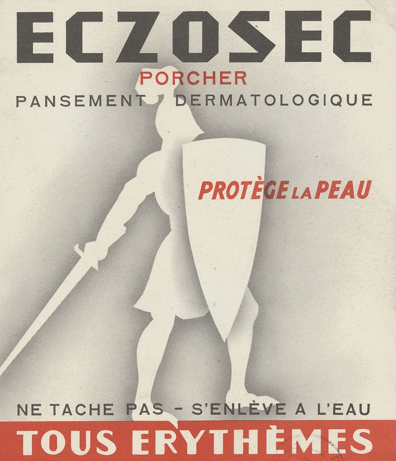 Eczodec by Laboratoires Porcher, 1937 — digital art print download