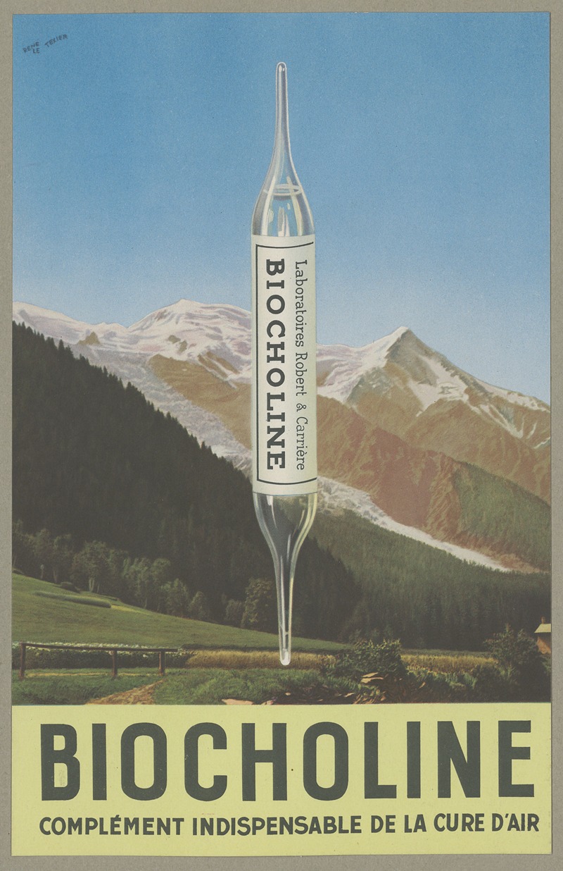 Biocholine by Лаборатории Робер и Каррьер, 1910-1950 — digital art print download