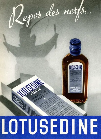 Lotusedine by Laboratoires Roger Fosse, 1939 — digital art print download