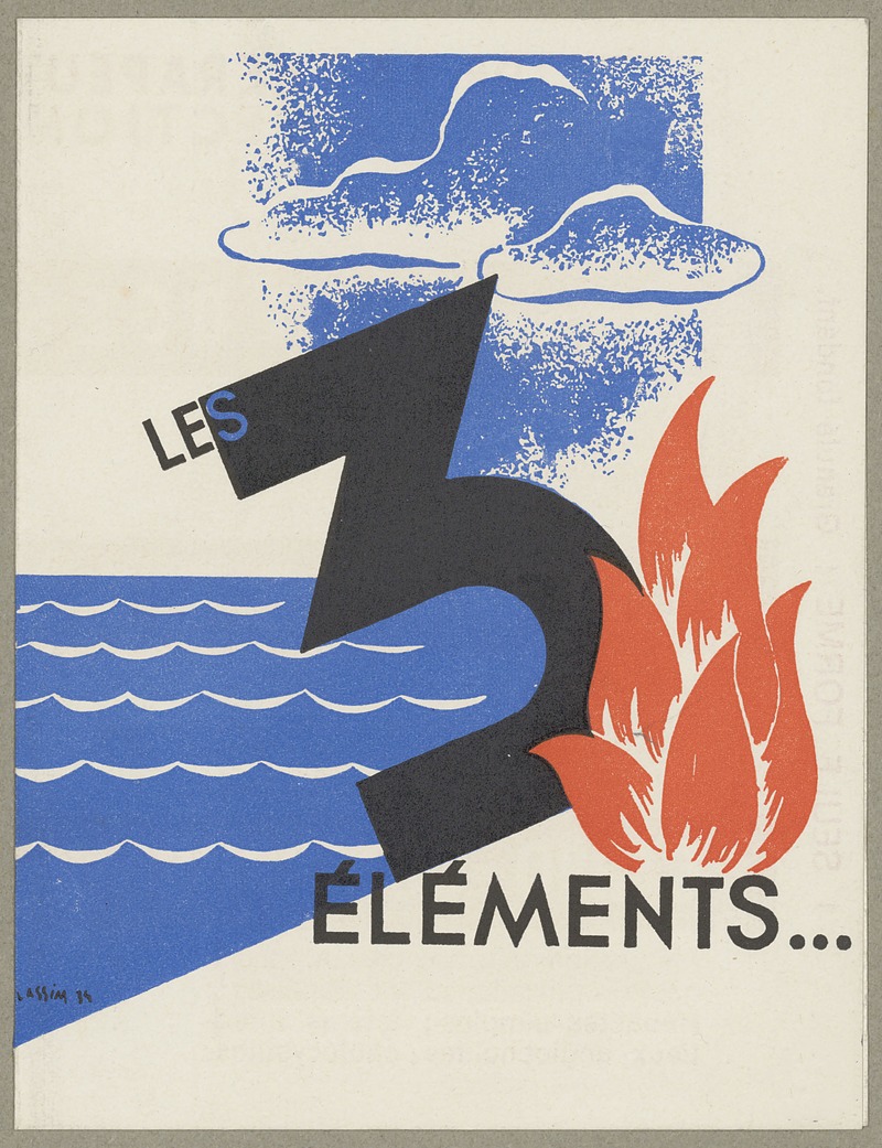 Les 3 éléments… by Laboratoires Stelvia, 1910-1950 — digital art print download