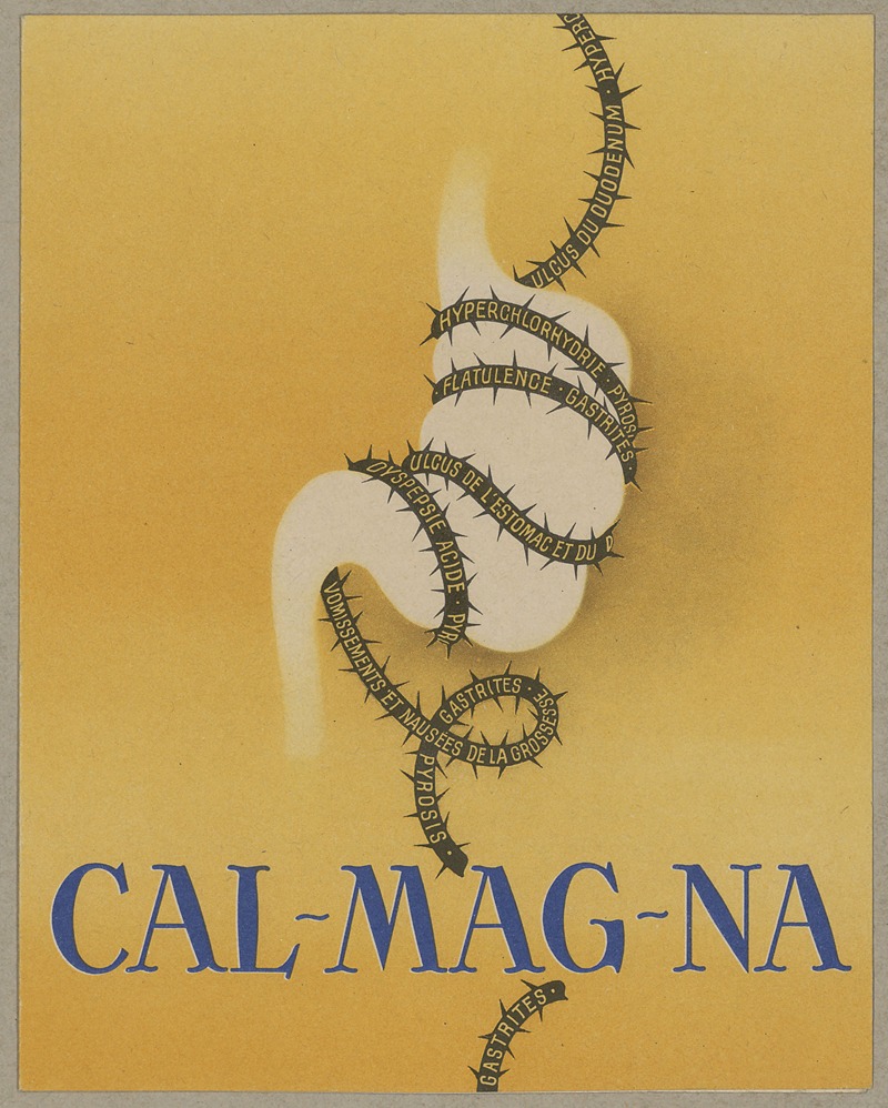 Cal-mag-na by Laboratoires Substantia, 1910-1950 — digital art print download