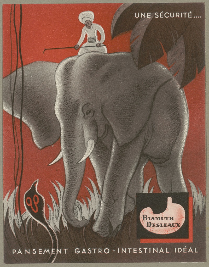 Bismuth Desleaux by Laboratoire Lancosme, 1910-1950 — digital art print download