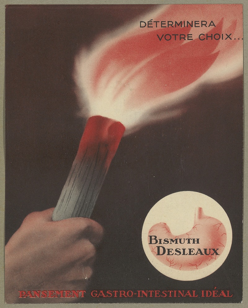 Bismuth Desleaux by Laboratoire Lancosme, 1910-1950 — digital art print download