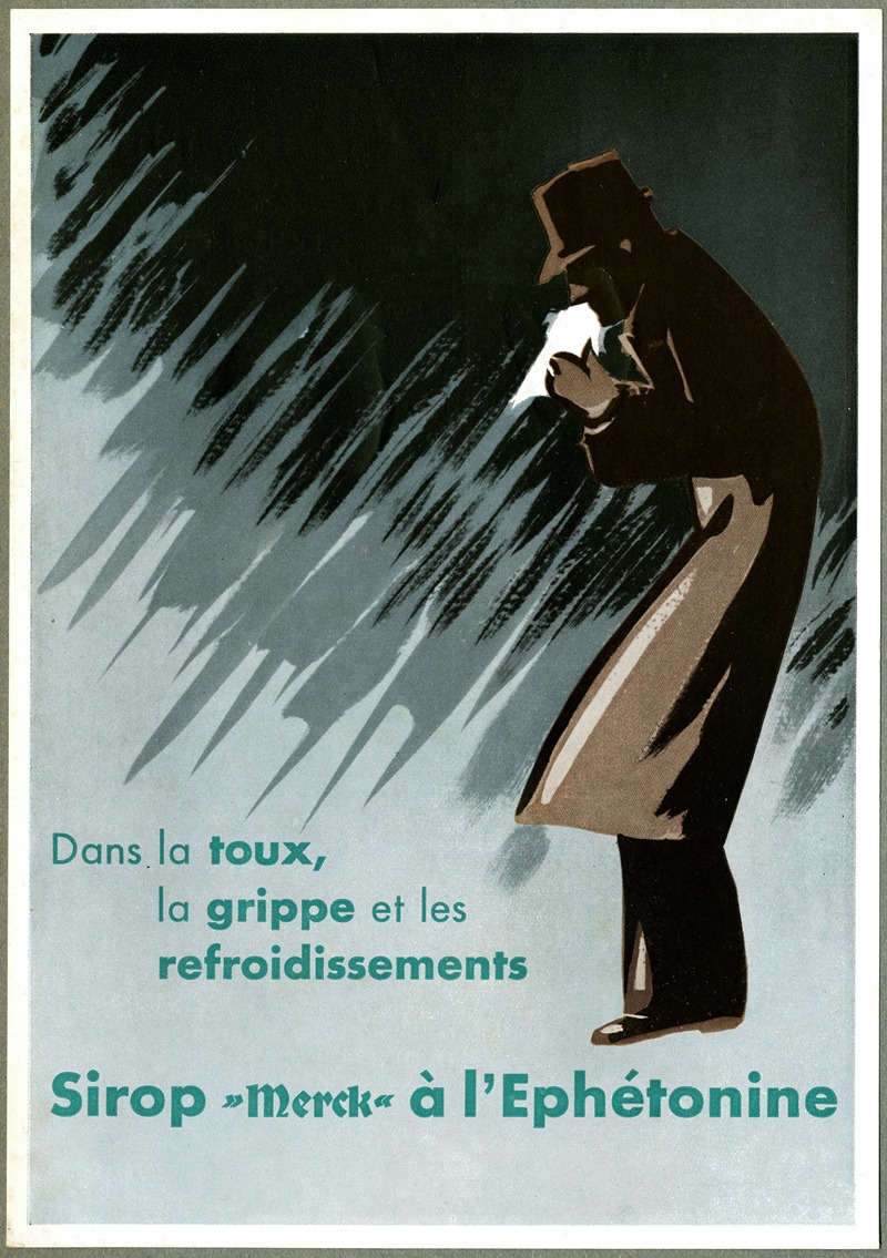Sirop 'Merck' à L'ephétonine by Merck, 1910-1950 — digital art print download