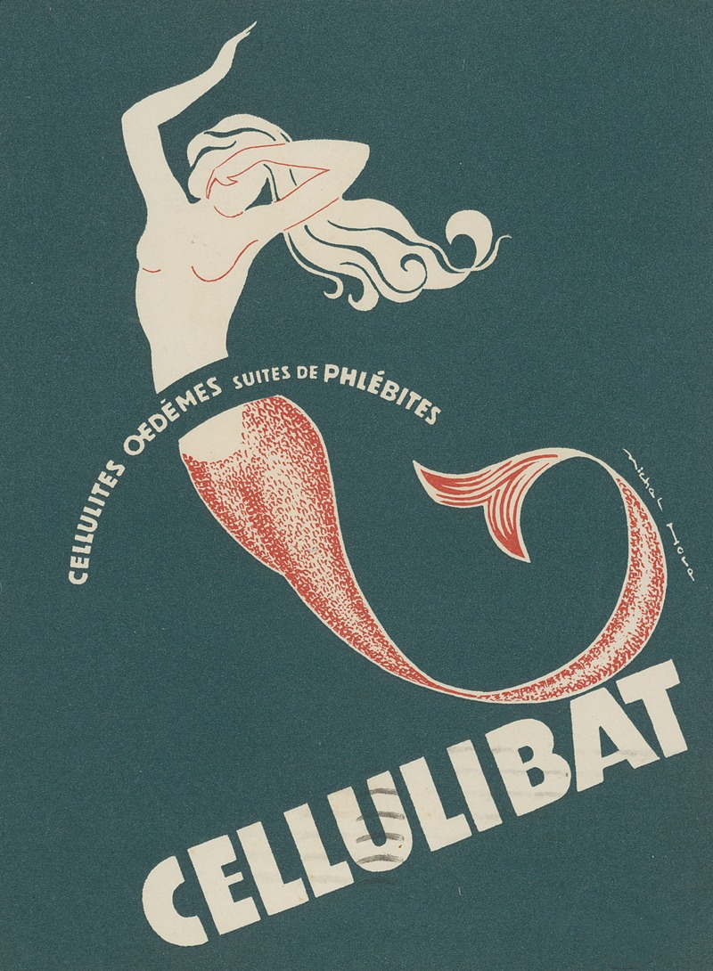 Cellulibat by Michel Hova, 1910-1950 — digital art print download