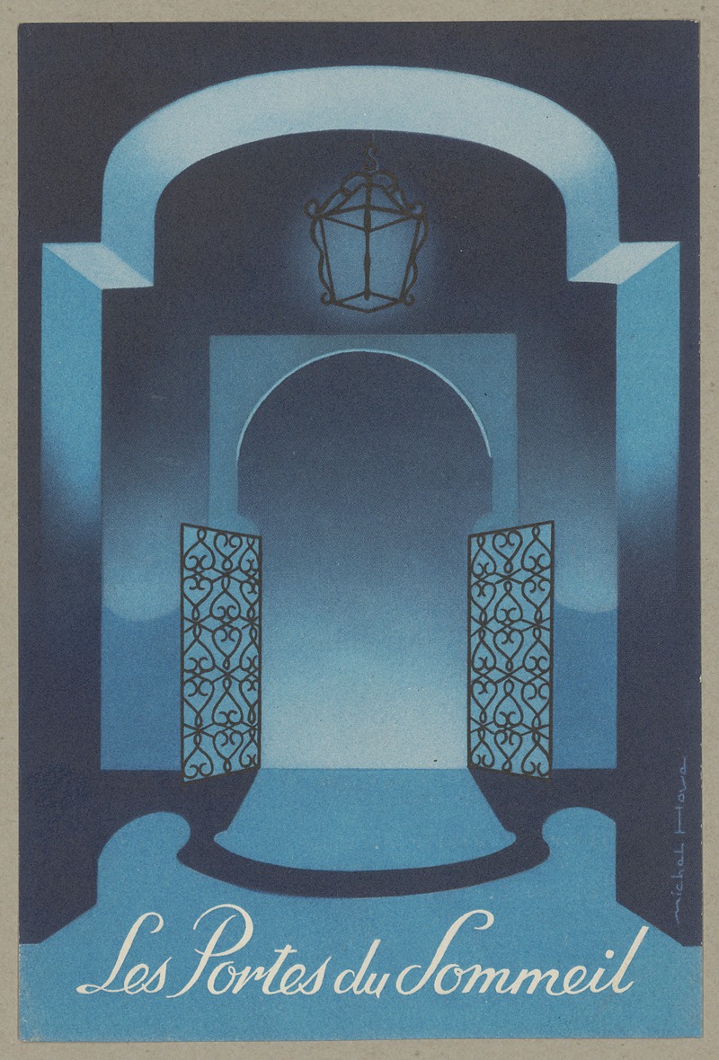 Les portes du sommeil ; Bromical by Michel Hova, 1910-1950 — digital art print download