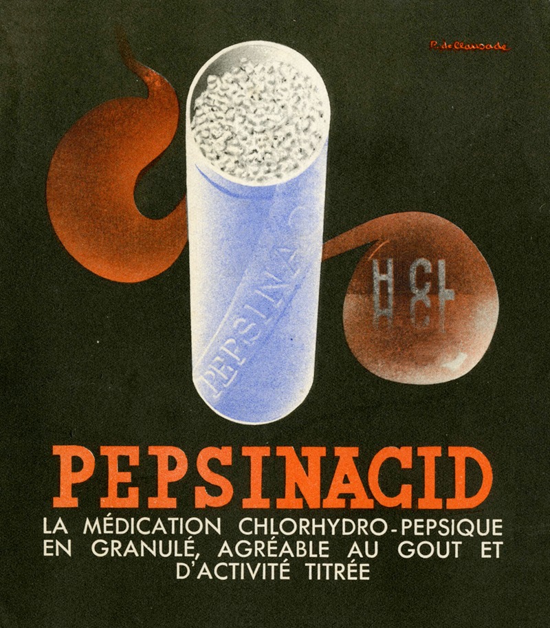 Pepsinacid by Pharmacie Rogé-Cavaillès, 1910-1950 — digital art print download
