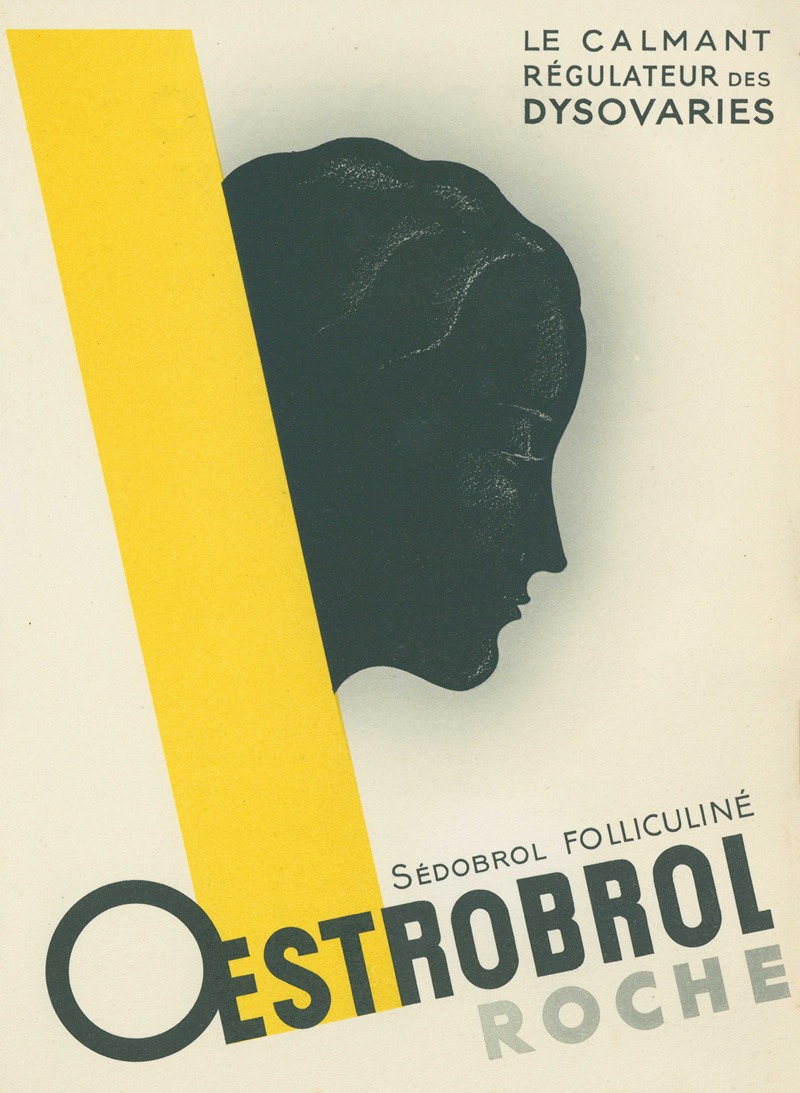 Oestrobrol by Produits F. Hoffmann-La Roche & Cie, 1910-1950 — digital art print download