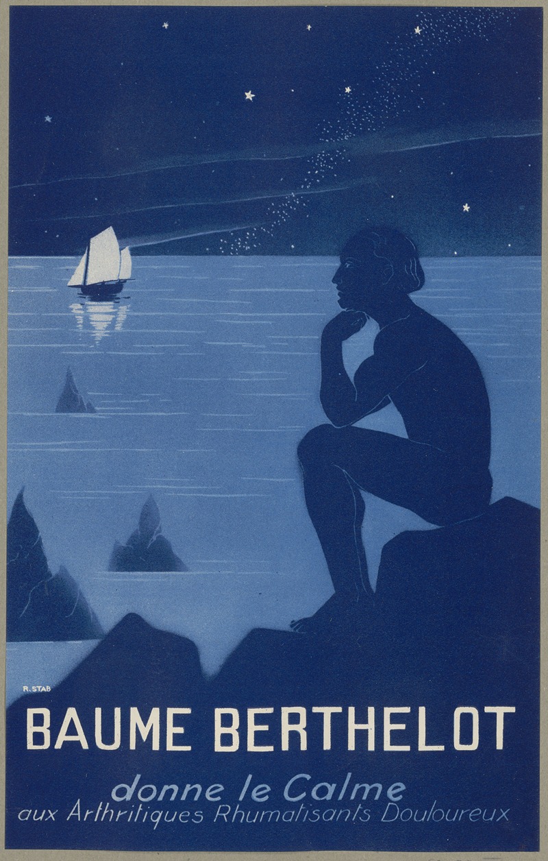 Baume Berthelot by R. Stab, 1910-1950 — digital art print download
