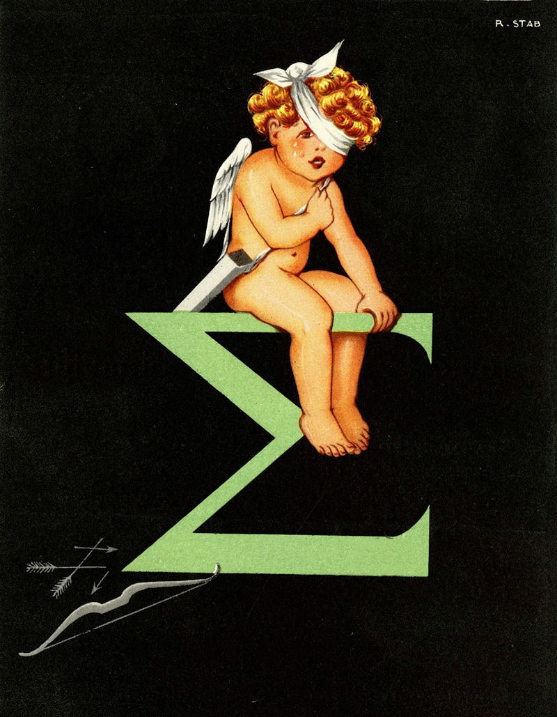 Cupidon by R. Stab, 1910-1950 — digital art print download