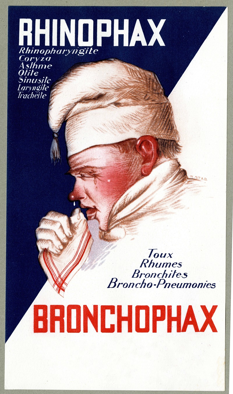 Rhinophax, Bronchophax by R. Stab, 1910-1950 — digital art print download