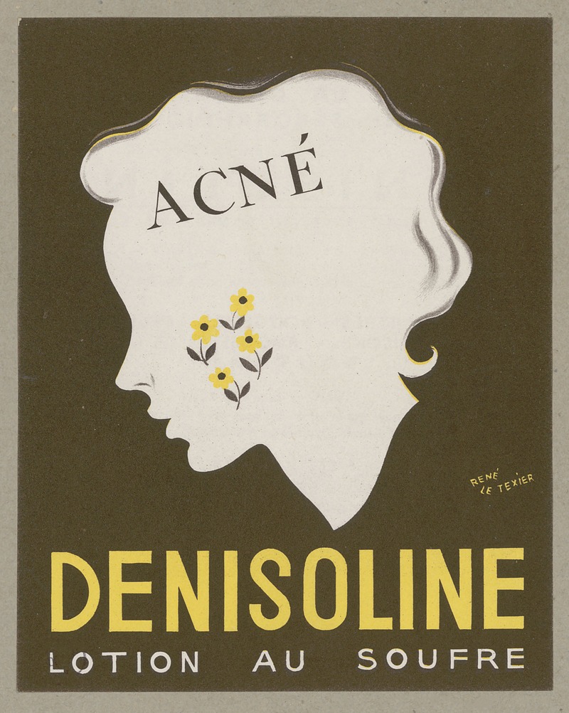 Denisoline by René Le Texier, 1910-1950 — digital art print download
