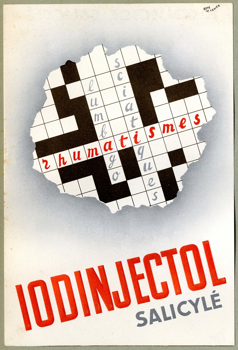 Iodinjectol by René Le Texier, 1910-1950 — digital art print download