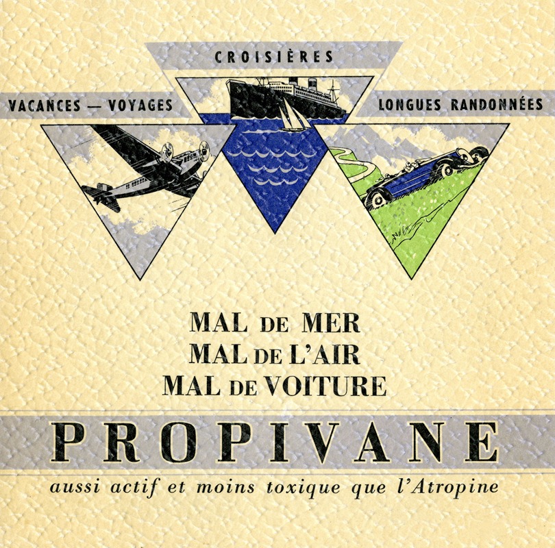 Propivane by Sociaté parisienne d'expansion chimique, 1910-1950 — digital art print download
