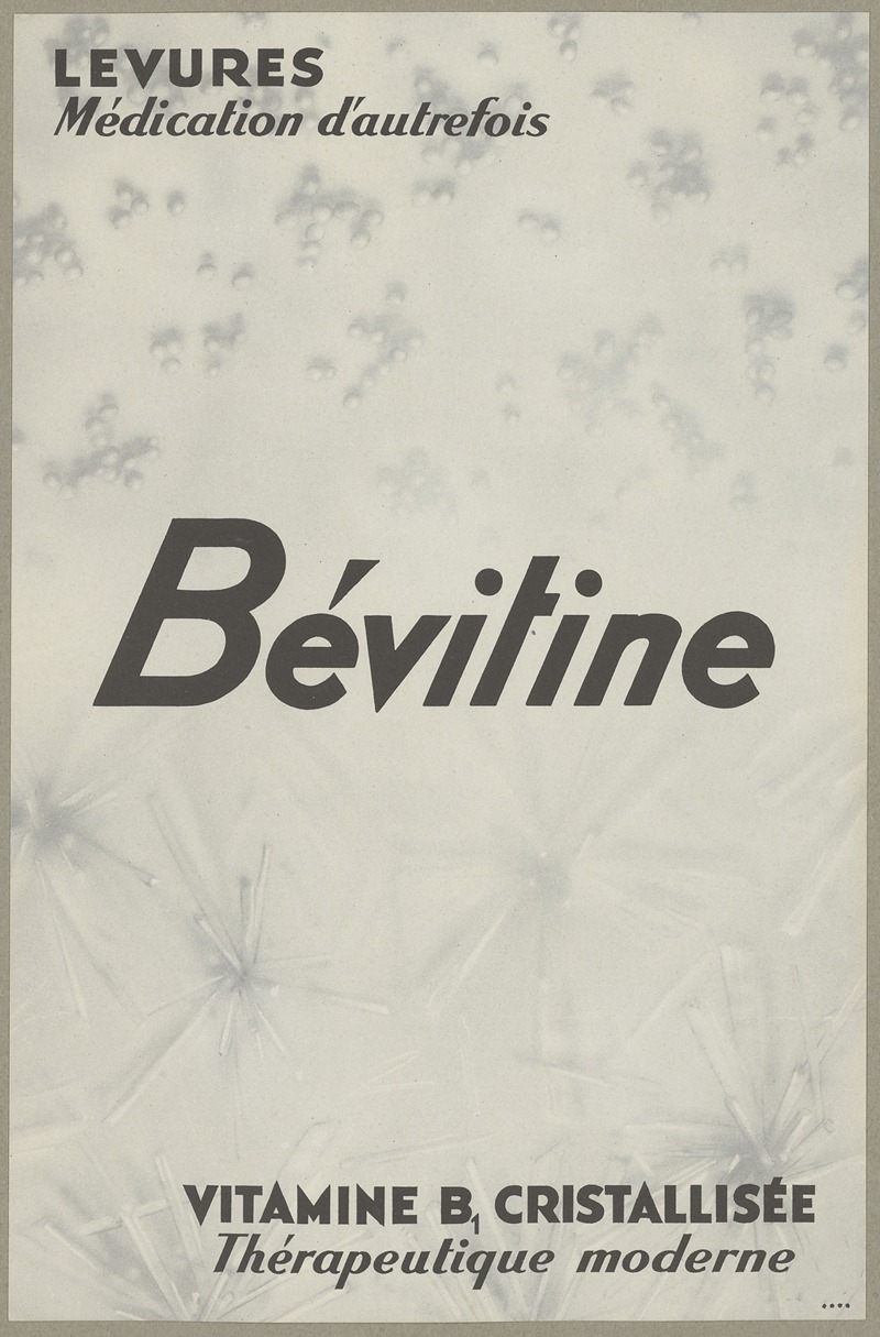 Bévitine by Société parisienne d'expansion chimique, 1910-1950 — digital art print download