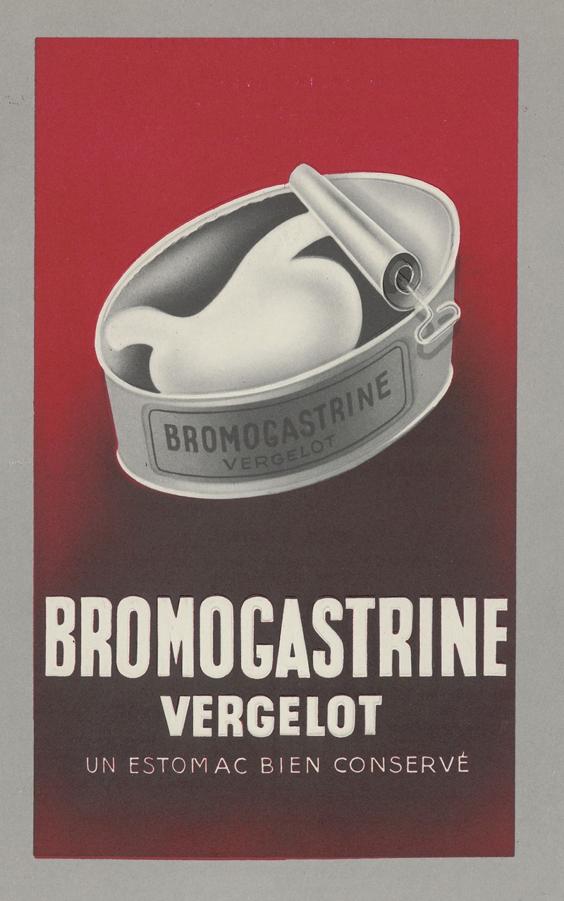 Bromogastrine Vergelot by Vergelot, 1910-1950 — digital art print download