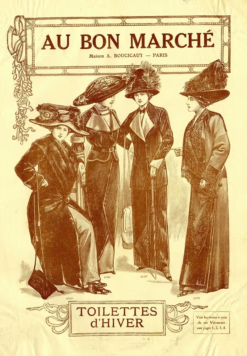 Au Bon Marché – Toilettes d'hiver — Anonymous