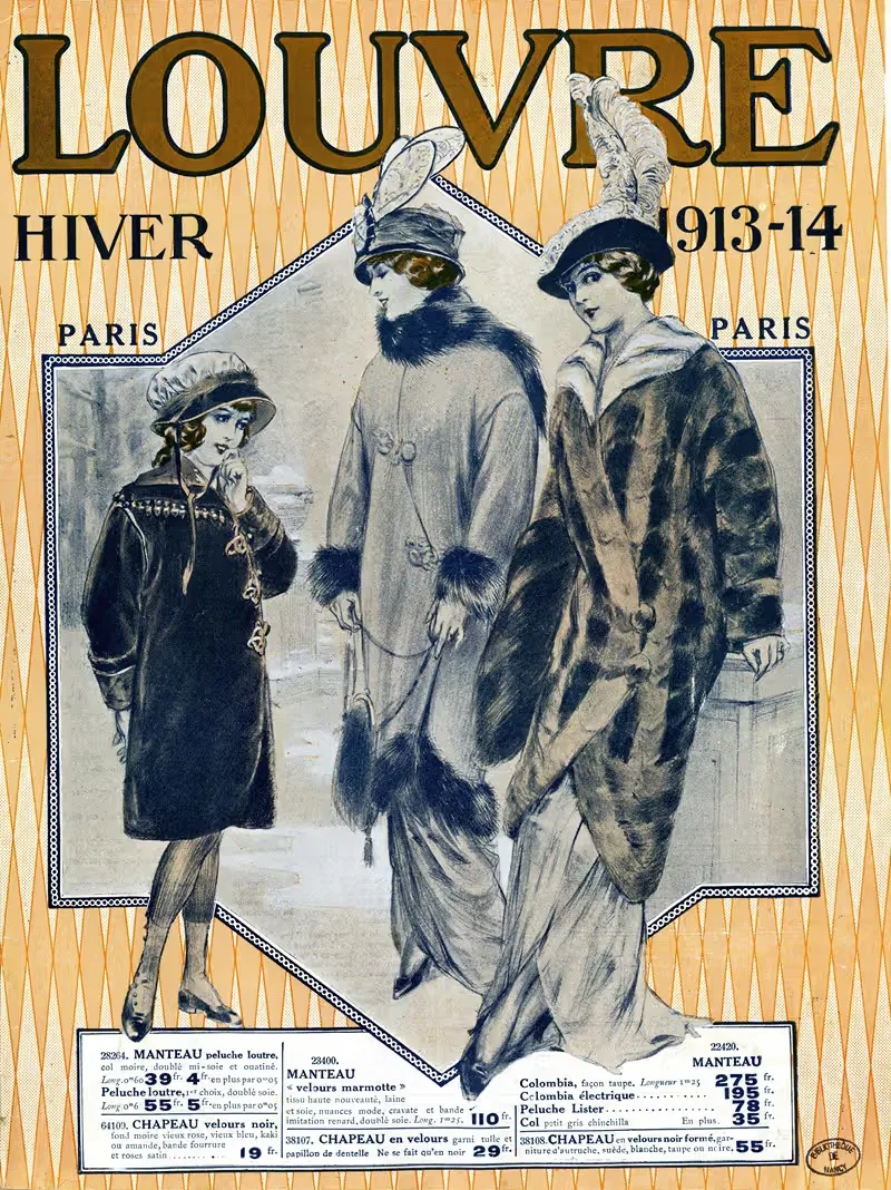 Au Louvre – Hiver 1913-14 — Anonymous
