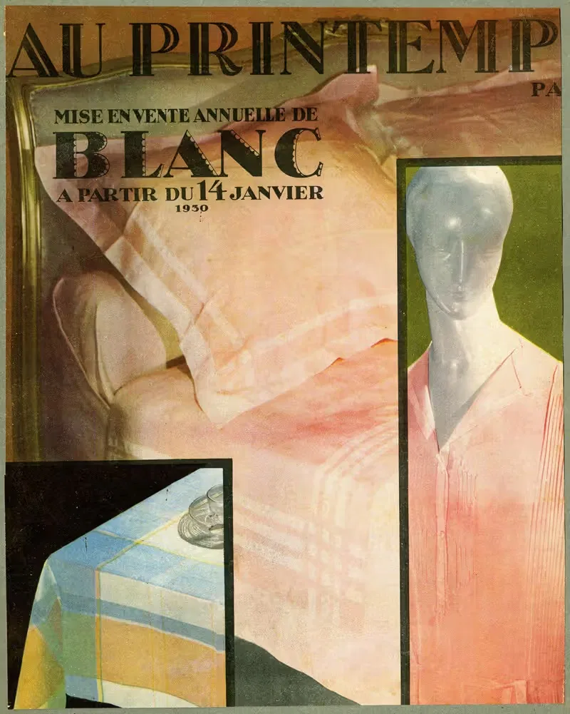 Au Printemp – Mise en vente annuelle de blanc — Anonymous