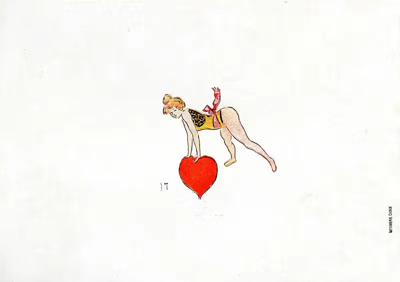 Coeur et danseuse by Anonymous — digital art print download