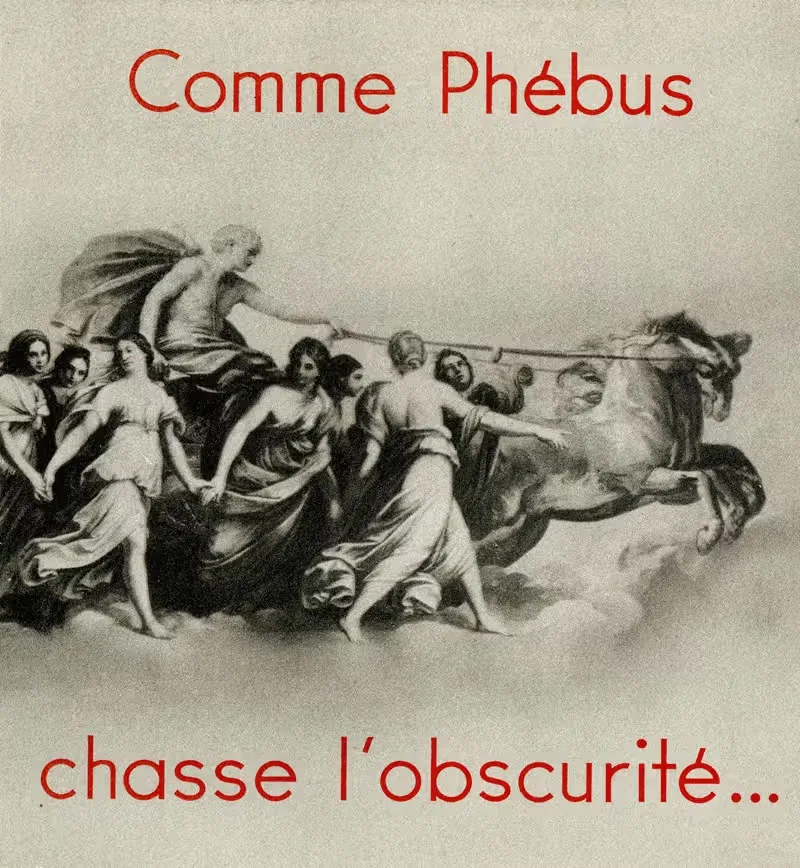 Comme Phébus chasse l'obscurité by Anonymous — digital art print download