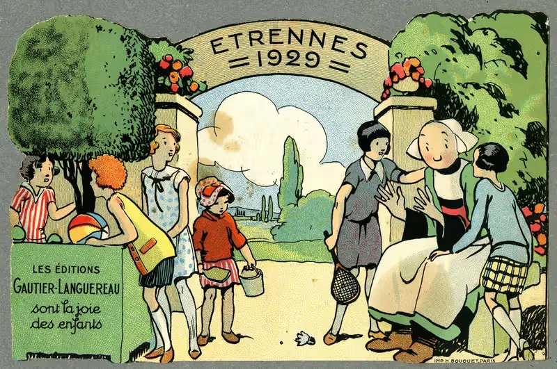 Издания Готье-Лангеро – Этрен by Аноним, 1929 — digital art print download