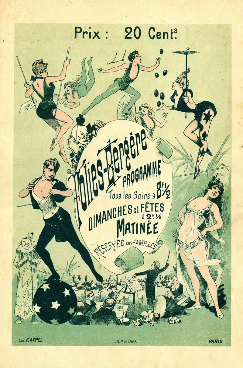 Folies-Bergère by Anonymous — digital art print download