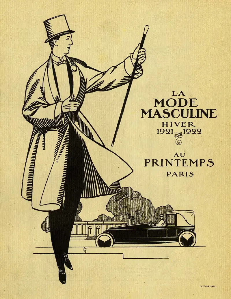 La mode masculine by Anonymous, 1921 — digital art print download