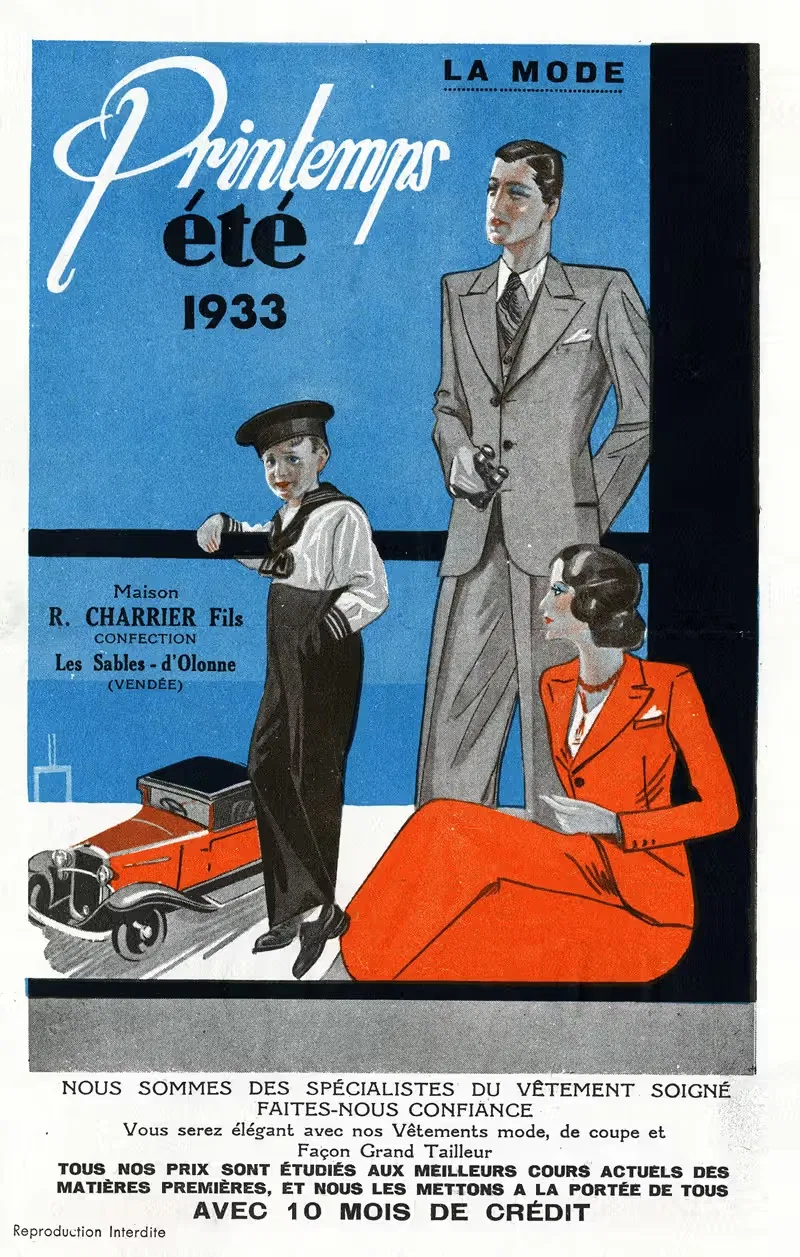 Printemps – Eté 1933 by Anonymous — digital art print download