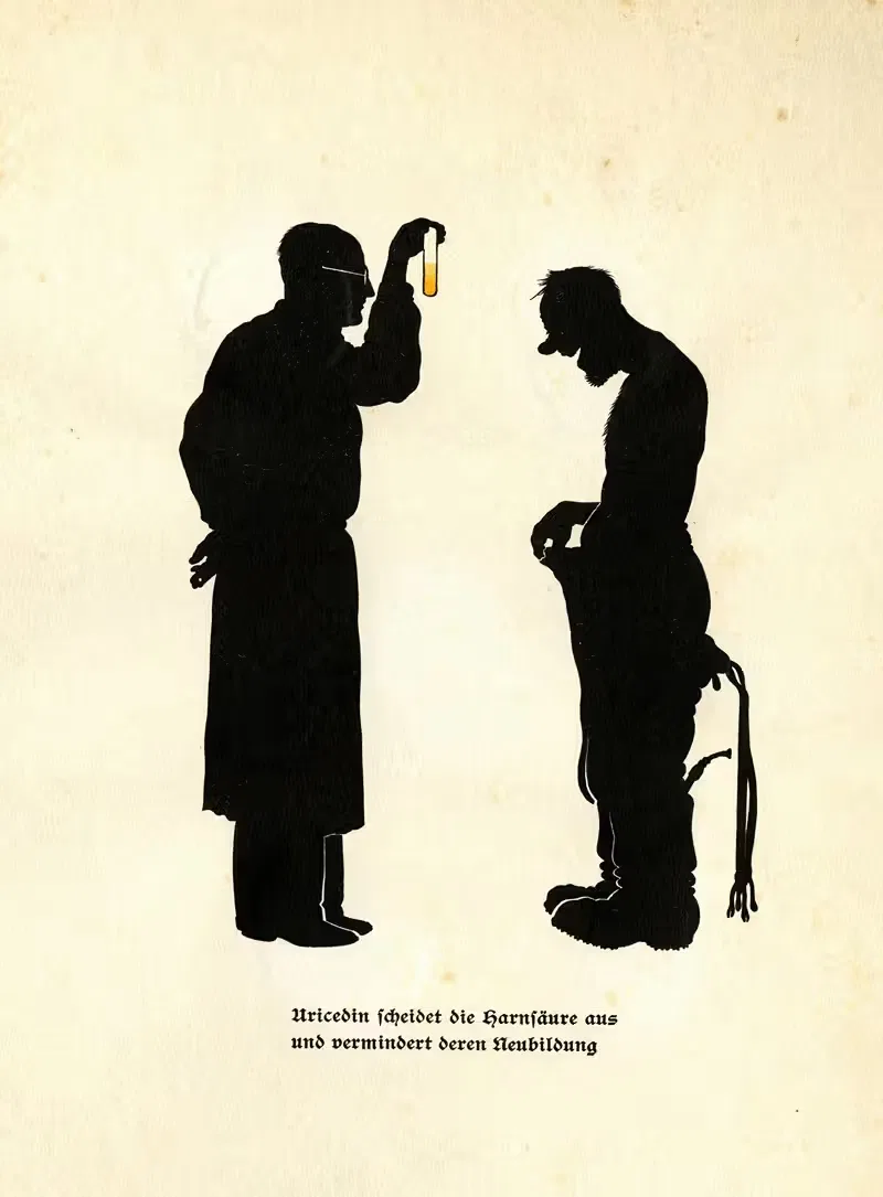 Uricedin scheidet die Harnsäure aus — Anonymous