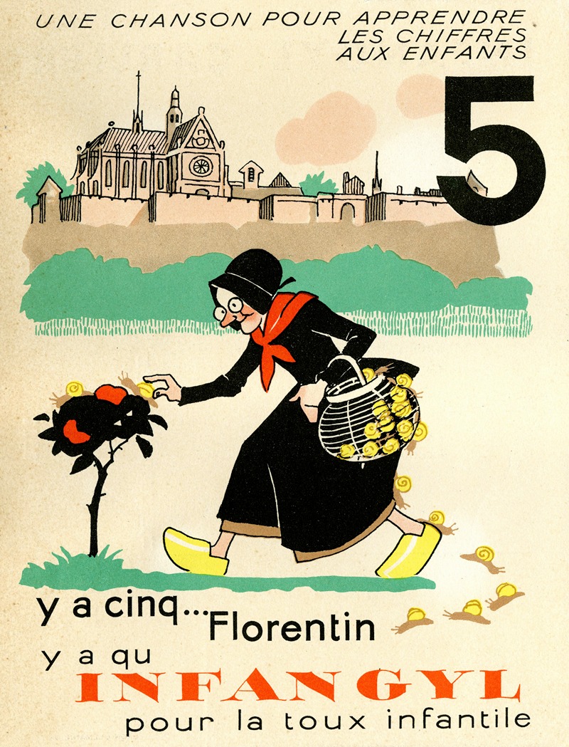 Y a cinq… Florentin by Anonymous — digital art print download