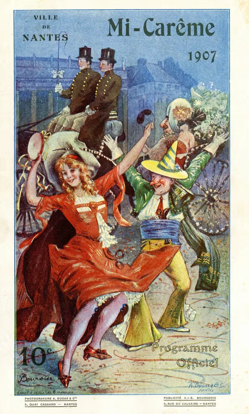 Половина поста 1907 by Бурсье — digital art print download