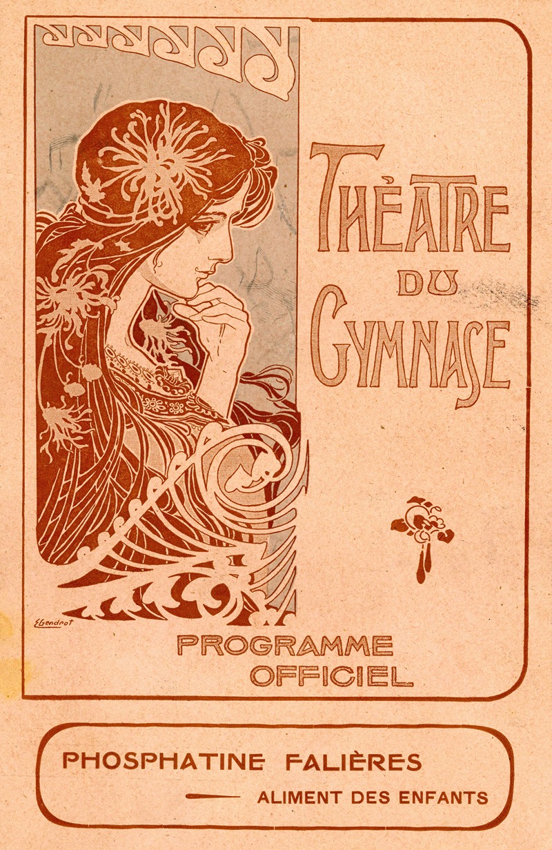 Programme officiel by E. Gendrot — digital art print download