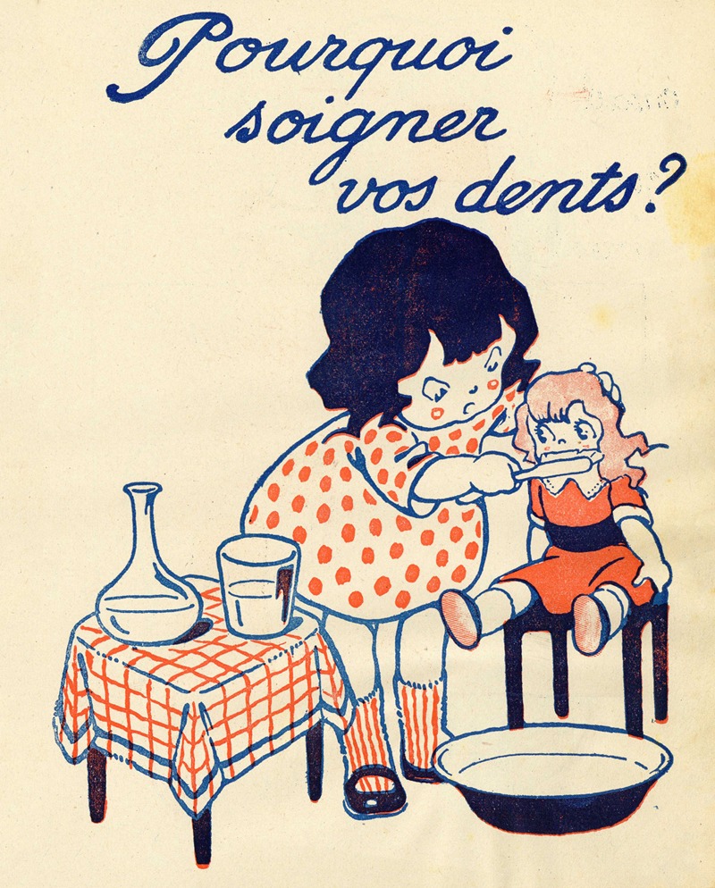 Pourquoi soigner vos dents by H. Stéphany — digital art print download