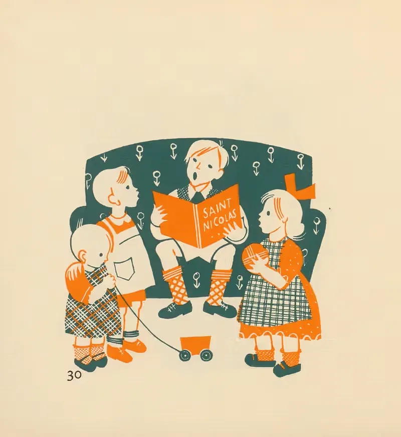 Святой Николай Пл.16 by Анри Жеон, 1936 — digital art print download