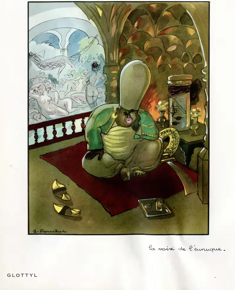 Голос евнуха by Жак Туше — digital art print download