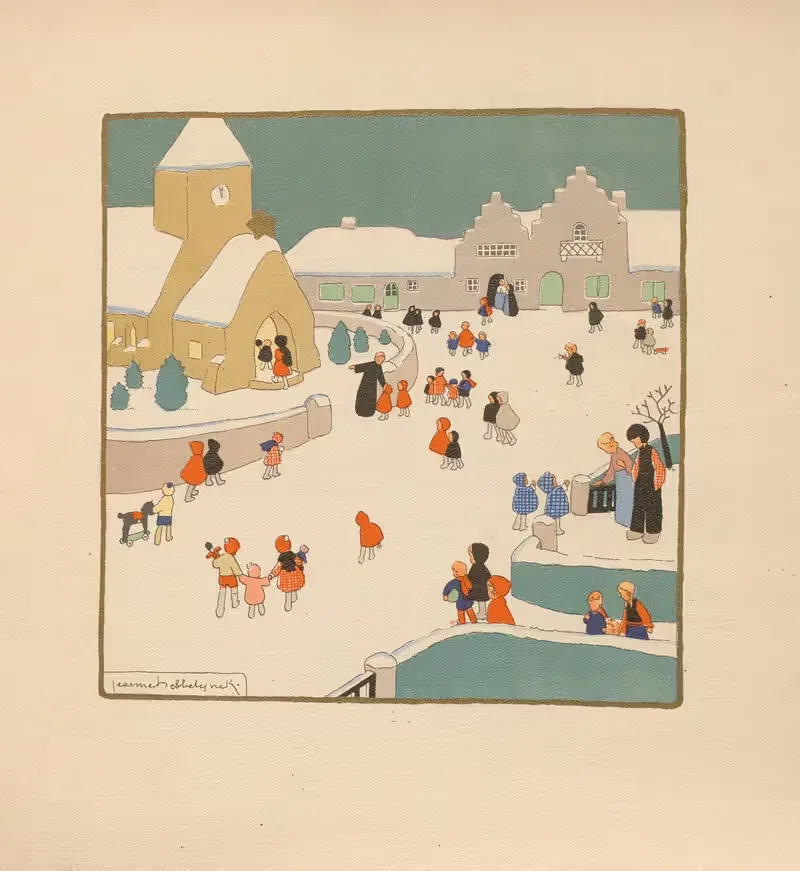 Пять рождественских рассказов Пл.1 by Жанна Хеббелинк, 1934 — digital art print download