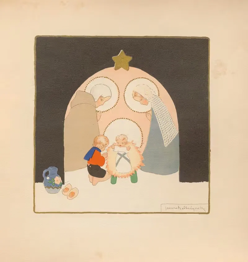 Пять рождественских сказок Пл.3 by Жанна Хеббелинк, 1934 — digital art print download