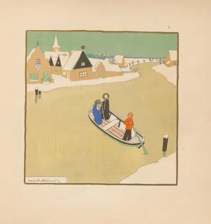 Пять рождественских рассказов, пл. 4 by Жанна Хеббелинк, 1934 — digital art print download