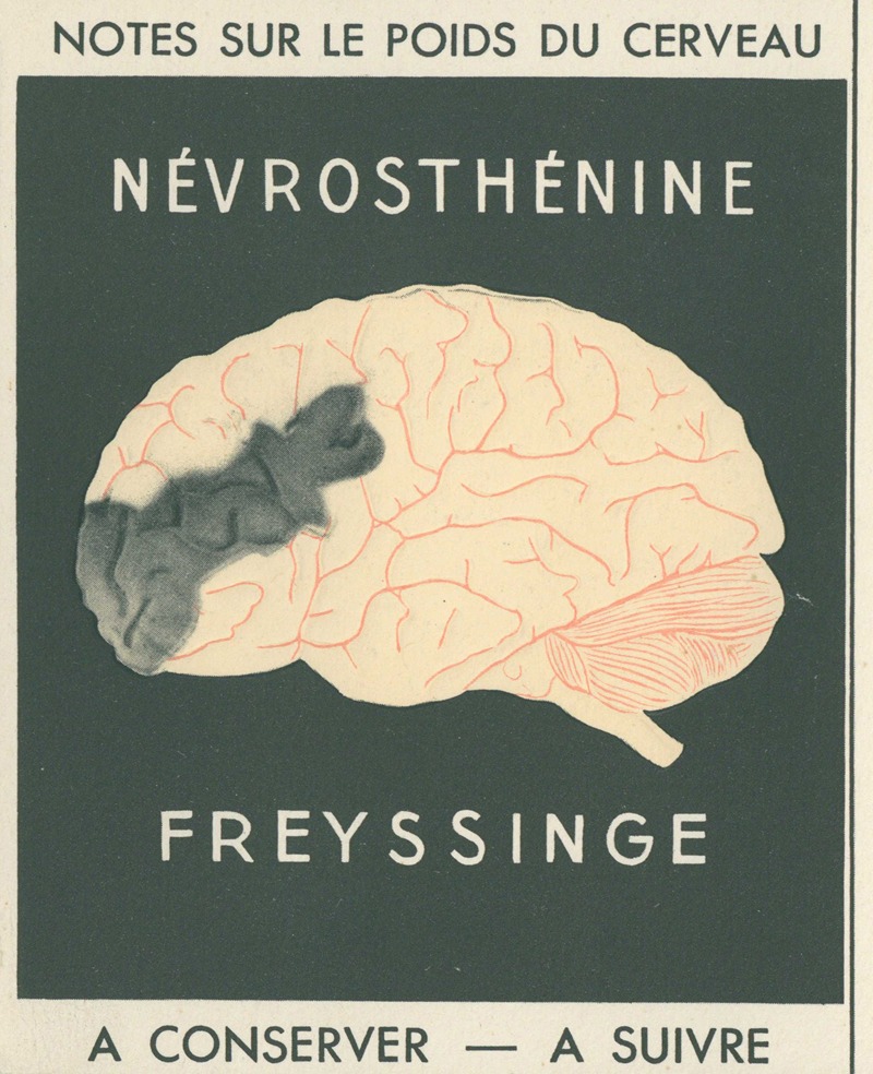 Nevrosthenine by Laboratoire Freyssinge, 1910-1950 — digital art print download