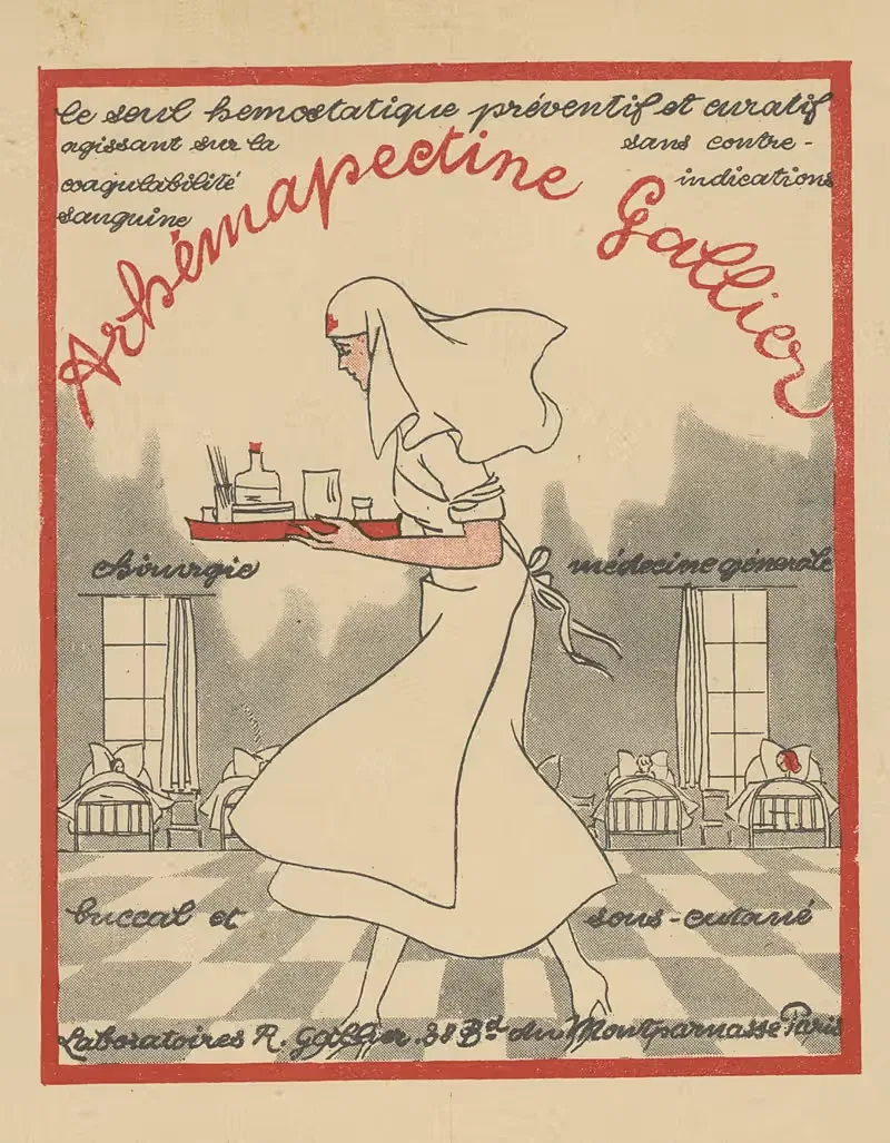 Arhémapectine Gallier by Laboratoire R. Gallier, 1910-1950 — digital art print download
