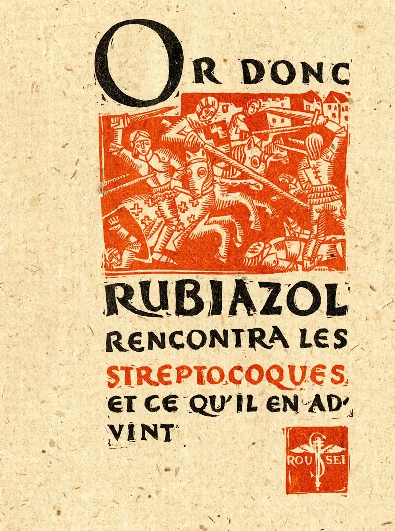 Рубиазол by Laboratoires du docteur Roussel, 1910-1950 — digital art print download