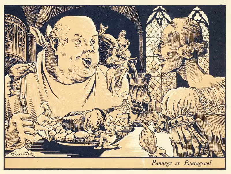 Панурж и Пантагрюэль by Лаборатории Жак Лортиор, 1934 — digital art print download